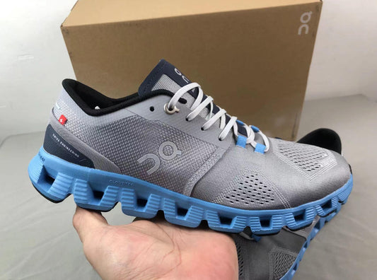 Cloud On Running Trainers Grey/Blue